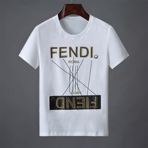 fendi t shirt mens fake|Fendi men's printed t shirts.